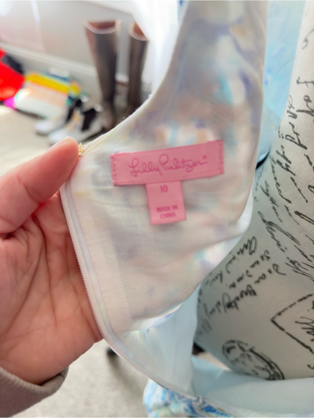 Lilly Pulitzer Seashell Inspired Print Mini Dress - Picture 4 of 4